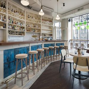 Mostrador de Bar PUB moderno personalizado en forma de L, acabado de piedra de cuarzo Led, barniz para estufa de madera, Mostrador de bar para discoteca - Product Image 1