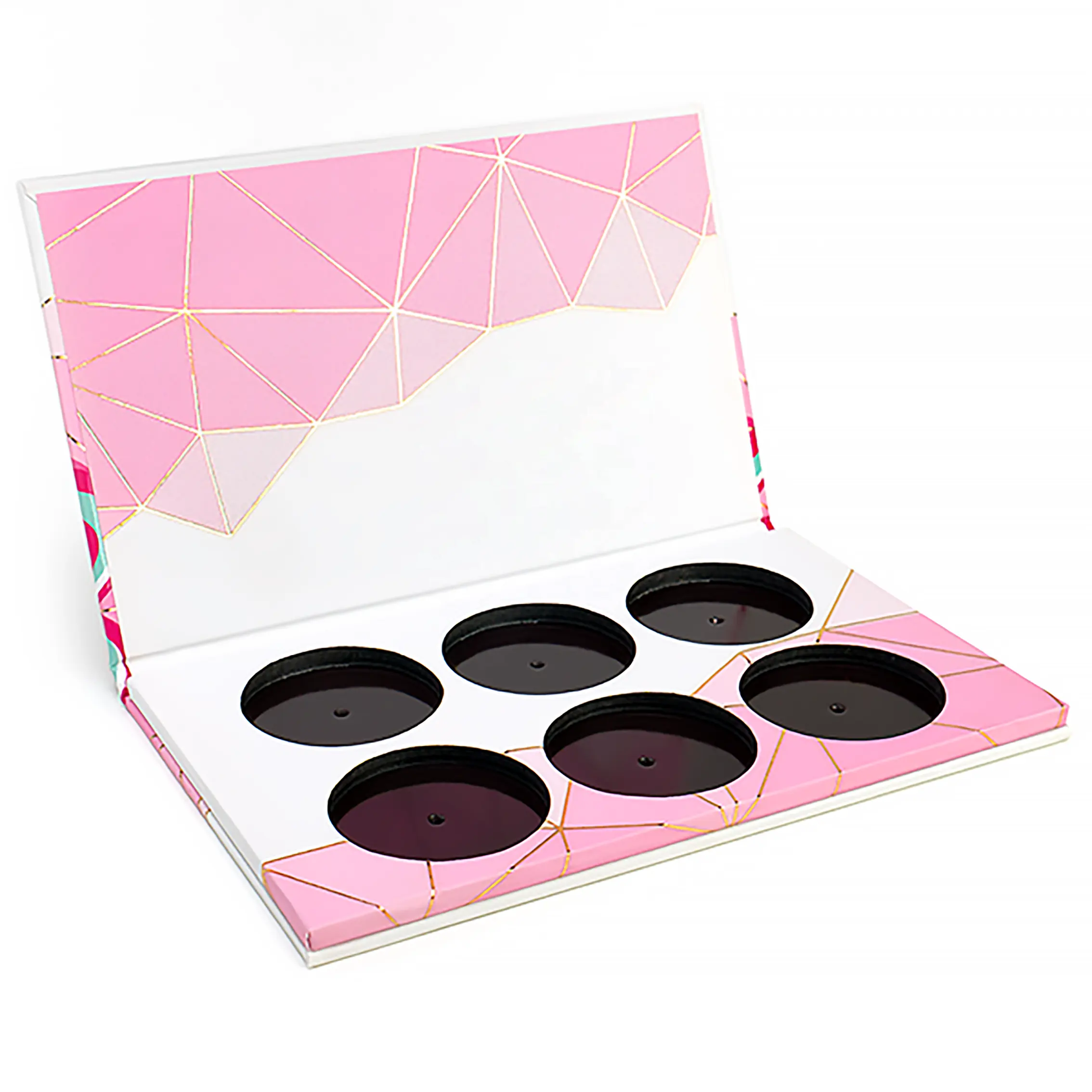 Cosmetic Eyeshadows Palette Cardboard gift boxes Custom made Private Label cardboard Eye shadow Palette gift box