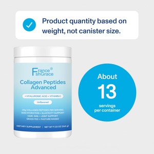 Compléments de collagène de haute qualité, enrichis en acide hyaluronique et vitamine C, 265 g de poudre de collagène - Product Image 6