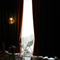 2025S nouveau style coton et lin tissu occultant complet tissu de rideau de chambre