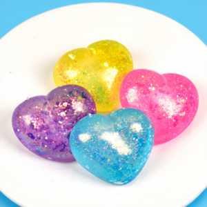 Hot Sell Maltose Heart Shape <b>Squeeze</b> Play Valentine's Day Heart Shape <b>Squeeze</b> <b>Ball</b> Release <b>Ball</b> Slow Rebound Stress Relief Toy - Product Image 2