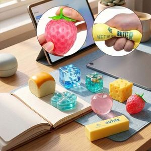 Juego de Juguetes Sensoriales Antiestrés de Plástico Estilo Malta, Jumbo 8P, con 8 Diseños, de Levantamiento Lento - Product Image 4