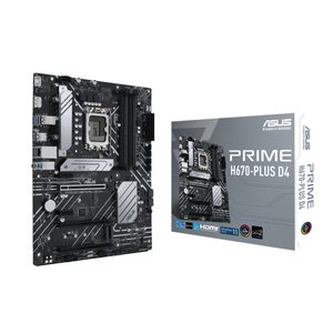 Carte mère de jeu ASUS <span class=keywords><strong>PRIME</strong></span> H670-PLUS D4 d'occasion avec DDR4 128 Go, prise en charge du socket Intel LGA 1700, processeur de 12e génération 12600K 12700K 12900K - Product Image 1