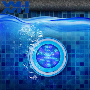 Entrada de 12 voltios IP68 impermeable de acero inoxidable Rgb superficie multicolor montada en la pared luces Led para <span class=keywords><strong>piscina</strong></span> subacuática - Product Image 1