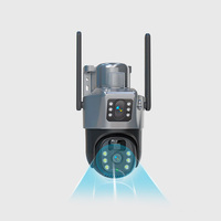 Precio de fábrica directo 360 grados remoto móvil Wifi Cámara solar cámaras de seguridad al aire libre detección de movimiento