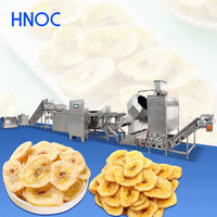 Ligne de production de frites de bananes et de plantains fraîches entièrement automatique de petite taille de haute qualité HNOC