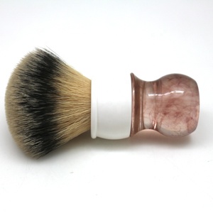 JDK Pinceau <span class=keywords><strong>de</strong></span> rasage en nylon synthétique <span class=keywords><strong>de</strong></span> luxe avec manche en résine - Product Image 1