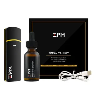 ZPM OEM/ODM 개인 상표 기계 및 습기를 공급 얼굴 살포 황갈색과 함께 사용되는 각자 무두질 액체