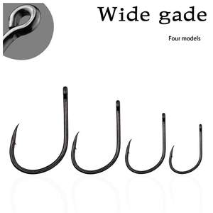 Ami da Pesca TOPIND in Acciaio al Carbonio per Carpe, 1000 pz/Sacchetto, 5 Tipi, Misure 2 # -10 #   Nero per uso in acqua dolce e acqua salata - Product Image 3