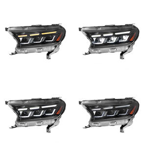 ชุดไฟหน้าโปรเจคเตอร์ LED สไตล์มัสแตง สำหรับฟอร์ด เอเวอเรสต์ ปี 2016-2019 พร้อมไฟ DRL อัพเกรดไฟหน้า - Product Image 5