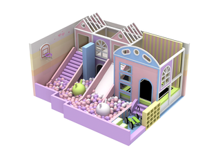 Attrezzature per Giochi Morbidi per Bambini, Parco Giochi al Coperto per Residenze, Caffetterie e Ristoranti con Comoda Piscina di Palline - Product Image 5