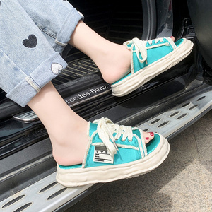 Idoit Vải Sneakers ren lên căn hộ Giày thể thao Phụ nữ dép dày nền tảng thường <span class=keywords><strong>Flip</strong></span> <span class=keywords><strong>Flops</strong></span> dép cho phụ nữ - Product Image 4