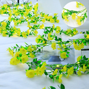Vivid Daisy Jasmine Sunflower Vine Cadena <span class=keywords><strong>de</strong></span> luces LED para la decoración del jardín del hogar fiesta boda tienda paisaje evento Decoración - Product Image 3