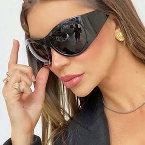 Gafas de Ciclismo de Moda 2023, Gafas de Sol Y2K para Hombre, Gafas de Sol Deportivas de Ojo de Gato Extra Grandes para Mujer - Product Image 3