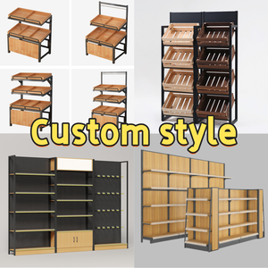 Hầu hết các lời khuyên nhiệm vụ ánh sáng một mặt rắn gỗ kệ cho các cửa hàng và các cửa hàng vật liệu thép bền - Product Image 2