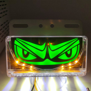 ไฟเลี้ยวข้างรถบรรทุกแบบ LED ไฟเตือนสัญญาณ LED ไฟนำทางสำหรับรถบรรทุกขนาดใหญ่ ไฟ LED สีสันสดใสสำหรับรถพ่วง ไฟบอกตำแหน่งรถบรรทุก - Product Image 4