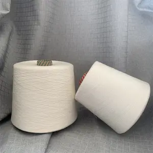 Wholesale 100% Viscose 16S/1 Vortex Yarn Wholesale Raw White Yarn For Knitting