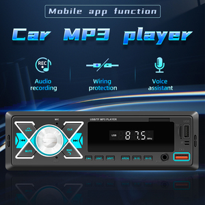 Reproductor <span class=keywords><strong>MP3</strong></span> para Auto 1 DIN con Aplicación <span class=keywords><strong>de</strong></span> Localización, Asistente <span class=keywords><strong>de</strong></span> Voz, Radio FM, USB/TF/AUX, Grabación <span class=keywords><strong>de</strong></span> Audio, Luz <span class=keywords><strong>de</strong></span> 7 Colores, Estéreo Universal - Product Image 5