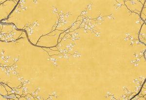 Carta da Parati di Lusso con Ricamo Floreale 3D, Murale Testurizzato su Misura per Soggiorno - Product Image 6