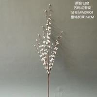 Perles de fleurs artificielles en PE pour le Festival du Printemps, vente en gros, guide de mariage MW09901