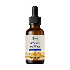 Vitamine D3 K2 en gouttes liquides en gros – Vitamine D3 pour la force osseuse, distribution essentielle du calcium, santé osseuse et bien-être optimaux - Product Image 1