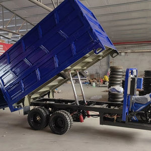 Triciclo de Carga de Volteo de 300 cc y 350 cc de Gran Venta, Motocicleta Triciclo de 9 Ruedas para Flete - Product Image 1