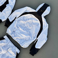 Nouvelle Veste Coupe-Vent à Capuche OEM de Haute Qualité 2026 pour Homme, Veste Shell Color Block Personnalisée, Survêtement Coupe-Vent