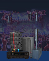 Ensemble de haut-parleurs Line Array passifs et actifs personnalisés, prix fabricant, avec flight case, pour scène de concert, haut-parleur Line Array professionnel