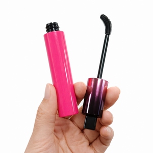 Chic Shatterproof Custom Logo <b>Plastic</b> Mascara Vessel Recyclable Refill Blank Eyelash Tube With Slim Brush Applicator - Product Image 4