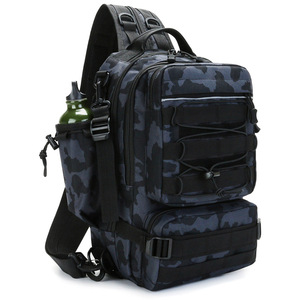 Custom Wholesale Men's Tactical Backpack Single Double Shoulder Multi-function Outdoor Travel Large Capacity <b>Chest</b> Bag Backpack - Product Image 4