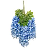 Extragroße, dichte Kunststoff-Kunstwisteria-Lotus-Girlande, duftend, realistisch, für Hochzeiten, Partys, Decken- und Galerie-Dekoration