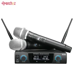 Manchez ES-888 Direto Da Fábrica Portátil Microfone Sem Fio Profissional VHF Microfone Performance de Palco KTV Família