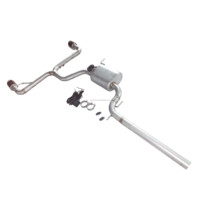 Système d'échappement Catback Valvetronic en acier inoxydable 304 pour Volkswagen Scirocco R 2.0T 2009-2016