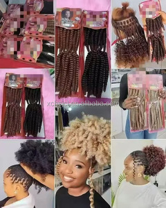 Meilleures ventes en gros : Tresses au <span class=keywords><strong>crochet</strong></span> Hava <span class=keywords><strong>Twist</strong></span> 20 brins, bicolores ombrées, style torsades sénégalaises, essentielles pour les salons de coiffure - Product Image 5