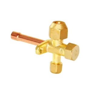 Hengsen Refrigeration Equipment Ktf Air Conditioner Brass Stop Valve Max Flow 0.43 For Air Condition