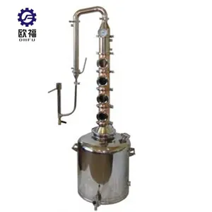 Fermentación automática de cobre, alcohol moonshine, olla destiladora con certificado CE, gran oferta