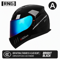 Casque de moto tout-terrain Super September Predator pour motocross, avec double visière étanche, en matériau ABS durable, certifié 3C