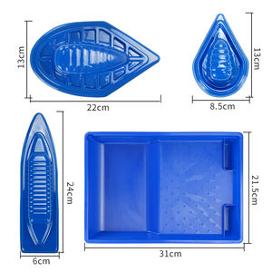 فرشاة تطبيق الطلاء بسعر الجملة مع لوح بي في سي + وسادة إسفنجية للطلاء الأكريليك - Product Image 2