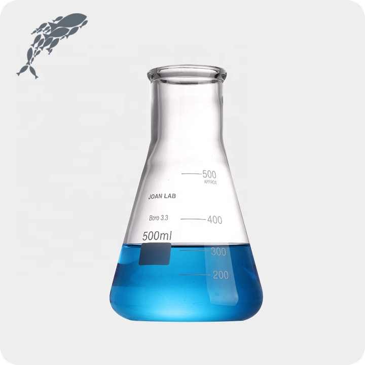 Matraz Erlenmeyer Con Burbujas Matraz Erlenmeyer Vidrio Equipo