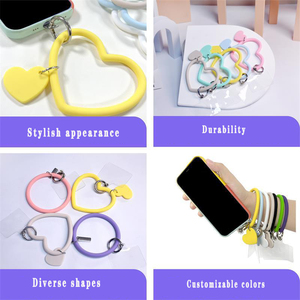 Correa de Silicona para Teléfono Móvil, Cuerda Creativa para Colgar, Lindos Adornos para Teléfono, Correas Decorativas para Muñeca - Product Image 6