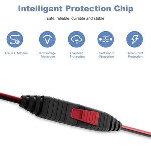 Câble de connexion de puissance moteur X-Connect, accessoire d'extension pour batterie intelligente Genius, 3 m, conducteur en laiton, PVC, indice de protection IP67, usage industriel - Product Image 5