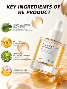 Sérum Hydratant Visage IREV OEM – Contrôle du Sébum, Apaisant, Réducteur de Rougeurs, Hydratant – Sérum à l'Extrait de Centella Asiatica <span class=keywords><strong>Anti</strong></span>-Acné - Product Image 2