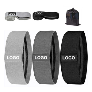 Custom Logo Yoga Exercise Hip <b>Bands</b> Set Fitness <b>Workout</b> Anti-Slip Eco-Friendly Polyester Cotton & Latex Booty Resistance <b>Bands</b> - Product Image 4