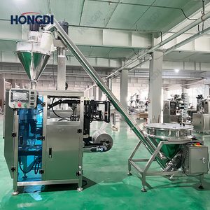 Machine d'emballage de poudre entièrement automatique à trois soudures latérales, accompagnée d'un élévateur à vis pour l'emballage de la farine et de la poudre de lait. - Product Image 6