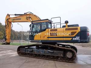 Excavatrice sur chenilles Hyundai 380 d'occasion de Corée avec moteur et pompe Cummins - Équipement de construction à haute efficacité - Product Image 5