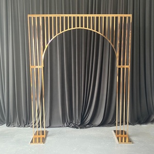 Wedding Simple Black Metal Arch <b>Backdrop</b> Stand for Wedding Events Great made in china - Product Image 6