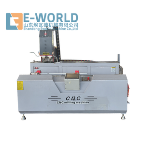 EWORLD High Rigidity Double Head PLC Controlled Drilling Milling Machine with Motor for Stainless Steel Furniture <b>Hinge</b> 9.5KW - Product Image 1