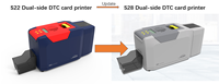 Harga grosir kartu sisi ganda Desktop asli Printer Seaory S28 Printer dua sisi Printer kartu PVC kartu hadiah Cetak