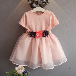 Vestido de Fiesta de Chifón con Diseño Indio Chino para Niñas - Product Image 2