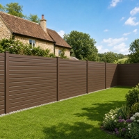 Clôture en aluminium anti-rouille Tingmeihaoting, design moderne, panneau à persiennes pour l'intimité, jardin, piscine, ferme, écologique, revêtement en poudre